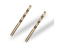 Meccion HSS-Co 2pcs 7.0mm Brocas Helicoidales para Metal, Acero Inoxidable, Madera, Plástico y Hierro