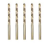 Meccion HSS-Co 5pcs 5.5mm Brocas Helicoidales para Metal, Acero Inoxidable, Madera, Plástico y Hierro