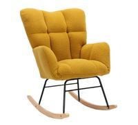 Mecedora con Respaldo, Mecedora de jardín, Mecedora con Respaldo for Exterior, Mecedora con Brazo, Adecuada for Sala de Estar, Dormitorio, Exterior, jardín, Interior, etc.
