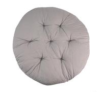Mecedora de patio al aire libre de 50 cm, almohadilla de asiento redonda para silla de cesta colgante, silla de papaya de poliéster para columpio, muebles de jardín interior (C)