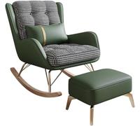 Mecedora reclinable con reposapiés para sala de estar y dormitorio, solución de asiento cómoda en diseño moderno