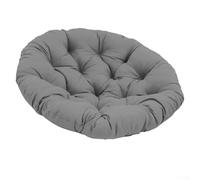 Mecedora redonda de poliéster transpirable con diseño de cesta colgante rellena de algodón PP suave para una relajación cómoda en casa o jardín (B)