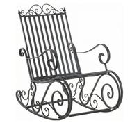 Mecedora smilla metal antracita 90x56x94 cm