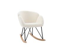 Mecedora tejido oveja color blanco RHAPSODY