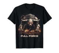 Mech Bull Camisa Cyber Beast Rage Diseño Robot Bull Camiseta