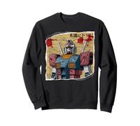 Mecha Camiseta Japón Mecha Robo Head Anime Ukiyo-E Sudadera