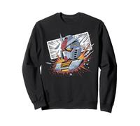 Mecha Camiseta Japón Mecha Robo Head Anime Ukiyo-E Sudadera