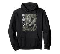 Mecha Camiseta Japón Mecha Robo Head Anime Ukiyo-E Sudadera con Capucha