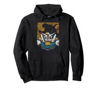 Mecha Camiseta Japón Mecha Robo Head Anime Ukiyo-E Sudadera con Capucha