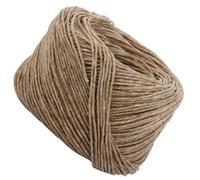 Mecha de Cáñamo Orgánico Caza de Cáñamo Cela Vela con Recubrimiento Comestible, Ardor Lento y No Tóxico para Velas Perfumadas Bricolaje, 200 Pies Oscuridad (Oscuro)