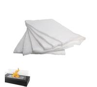 Mecha de fieltro de lana, 2/4/6 unidades, resistente al calor, con aislamiento de fibra de cerámica, núcleos de algodón para chimeneas de mesa para prolongar el tiempo de combustión