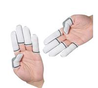Mecha de humedad de algodón para dedos con conversión elástica y puntos de deslizamiento para manipulación de objetos seguros, mangas elásticas para los dedos para mayor seguridad y comodidad