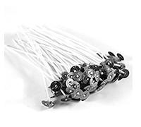 Mecha de Vela de algodón de 100 Piezas pre Encerada para Hacer Velas Vela DIY Suministros de fabricación de Velas Tamaños múltiples Opcional[6#]