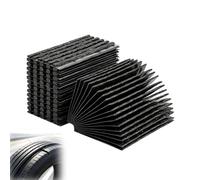 Mecha Reparación Neumático Banda Vulcanización 100 Piezas 100 x 3,5 mm Coche Moto Camión Kit Picazón Tubeless AutoObturante Negro Ayuda Accesorio Auto Quad Cortacésped Profesional Sin Pegamento
