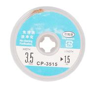 Mecha trenzada para desoldar, 5m, baja, sin mecha de soldadura suave para reparación de Pcb, transferencia de calor eficiente, herramienta de soldadura de Material de cobre rojo (CP-3515)