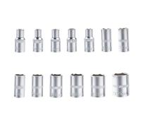 Mechanic Hex Socket Set, 1/4 Inch 4mm-14mm with Wrench Ratchet Design, | Mechanic Drive Socket Set for Technicians Home Industry Roadside Workshop Garage