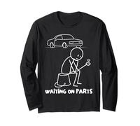Mechanic Humor Auto Repair Waiting on Parts Car Technician Manga Larga