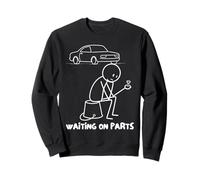 Mechanic Humor Auto Repair Waiting on Parts Car Technician Sudadera