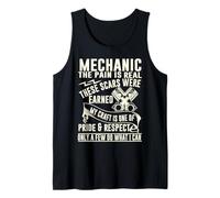 Mechanic My Craft es una obra de orgullo y respeto, un regalo divertido para el hombre Camiseta sin Mangas