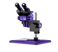 MECHANIC OFICIAL Microscopio estereoscópico binocular industrial para robótica 6560S-B11 con zoom continuo adecuado para reparación de tarjetas PCB y móviles