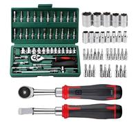 Mechanic Tool Set, 46pcs Household Hand Repair Complete Tools For Repair, Maintenance & Workshop Use, Essential Auto Set Mechanics Kit Home, Dorm, Apartment, Garage