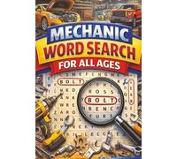 Mechanic Word Search for All Ages: Automotive Tools, Repairs & Car-Themed Word Search Puzzles
