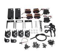 Mechanical Arm Claw Kit 6DOF Robot Gripper Manipulator Industrial Robot Parts with 6 Servo Motors Aluminum Alloy for College Teaching Maker Education