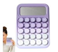 Mechanical Calculator, Desktop Calculation Tool, 6.18x4.37x1.06in Large Display with Big Buttons, Retro Aesthetic Design, Portable Mechanical for School Use, Office Work, Home