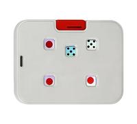 Mechanical Dice - Desktop Rolling Game Props for Parties | ABS Rotating Number Cube with Compact Travel Design, Portable Interactive Spinner Toy, Activity Accessory for Classroom Camping Home