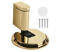 Mechanical Door Stopper - Aluminum Alloy Floor Stop Adjustable Height Windproof Design Strong Build No Punching Installation | Indoor Outdoor Holder For Home Office Exterior Entryway