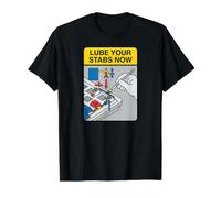 Mechanical Keyboard Builder Lube Your Stabs Now Camiseta gráfica económica, Hombre, Negro, S
