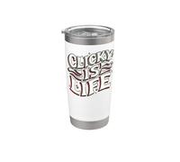 Mechanical Keyboard Clicky Is Life PC Gamer Vaso térmico de acero inoxidable de doble pared