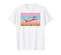 Mechanical Keyboard Endgame Does Not Exist Keycap Collector Camiseta gráfica económica, Hombre, Blanco, L