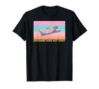 Mechanical Keyboard Endgame Does Not Exist Keycap Collector Camiseta gráfica económica, Hombre, Negro, XL