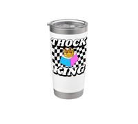 Mechanical Keyboard Enthusiast Thock King Custom Keeb Vaso térmico de acero inoxidable de doble pared