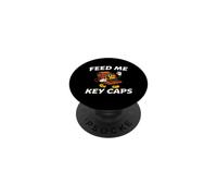 Mechanical Keyboard Feed Me Key Caps Retro Typist PopSockets PopGrip Adhesivo