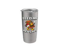 Mechanical Keyboard Feed Me Key Caps Retro Typist Vaso térmico de acero inoxidable de doble pared