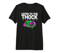 Mechanical Keyboard Listen To The Thock PC Gamer Camiseta Premium