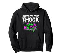 Mechanical Keyboard Listen To The Thock PC Gamer Sudadera con Capucha