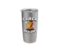 Mechanical Keyboard Switch Clack All Day Retro Vaso térmico de acero inoxidable de doble pared