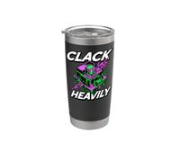 Mechanical Keyboard Switch Clack Heavily PC Gamer Vaso térmico de acero inoxidable de doble pared