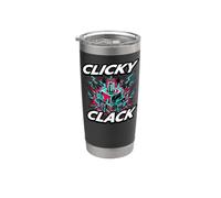 Mechanical Keyboard Switch Clicky Clack Custom PC Vaso térmico de acero inoxidable de doble pared