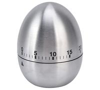 Mechanical Kitchen Timer | Egg Shaped Design with Clear Minute Scale | 60 Minute Manual Dial for Cooking/Baking/Homework | No Batteries Needed