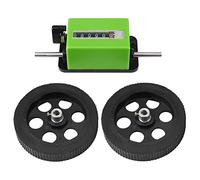 Mechanical Length Counter | Rolling Wheel Meter for Textile/Printing/Leather | 6 - Digit Counter with Dual Wheels, 360 High Speed | JM316 Model