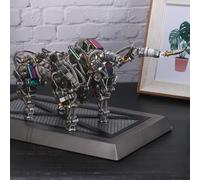 Mechanical Party Creative Cattle Dove NIU Gas Tiantia Metal Montado Modelo Alto Temprano Día de San Valentín 3D Stereo Puzzle-Bowl of The Sky (paquete de montaje de bricolaje)