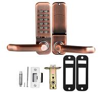Mechanical Smart Digital Push Button Door Lock, Water proof, Keyless, Password Protected for Home, Outdoor, Cabinet, and Commercial Use