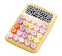 Mechanical Switch Calculator, Multifunctional Scientific Calculator (Lemon Yellow)