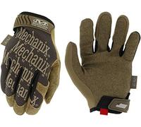 Mechanix Wear: guante de trabajo original con ajuste seguro, guante de rendimiento de cuero sintético, uso múltiple, duradero, para pantalla táctil, guante de seguridad para hombres (marrón, M)
