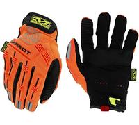 Mechanix Wear Guantes Hi-Viz M-Pact (Pequeña, Naranja fluorescente)