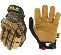 Mechanix Wear - Leather M-Pact Guantes (Small, Marrón/Negro)
